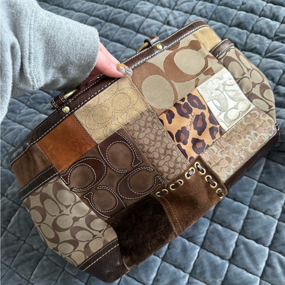 Coach Patchwork Tote bag - Picture 4 of 8